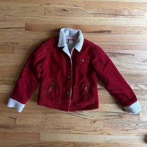Bongo Youth Corduroy Jacket with sherpa lining size 12/14
